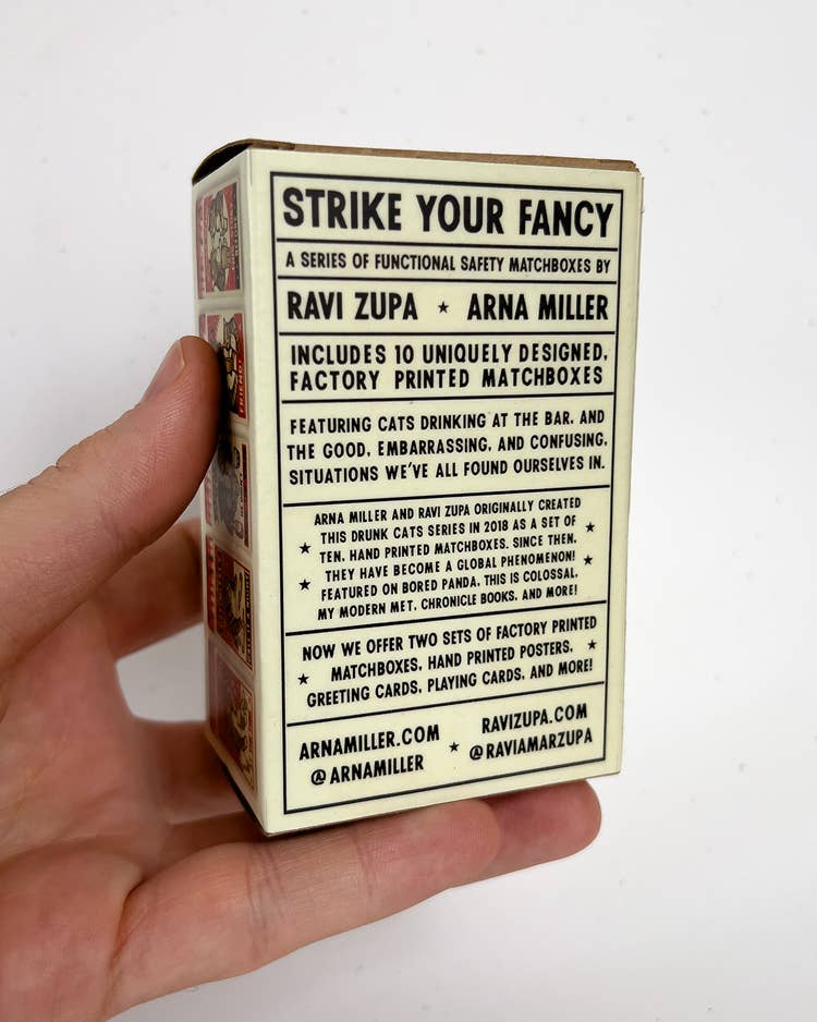 Strike Your Fancy Matchboxes - Randomly Picked