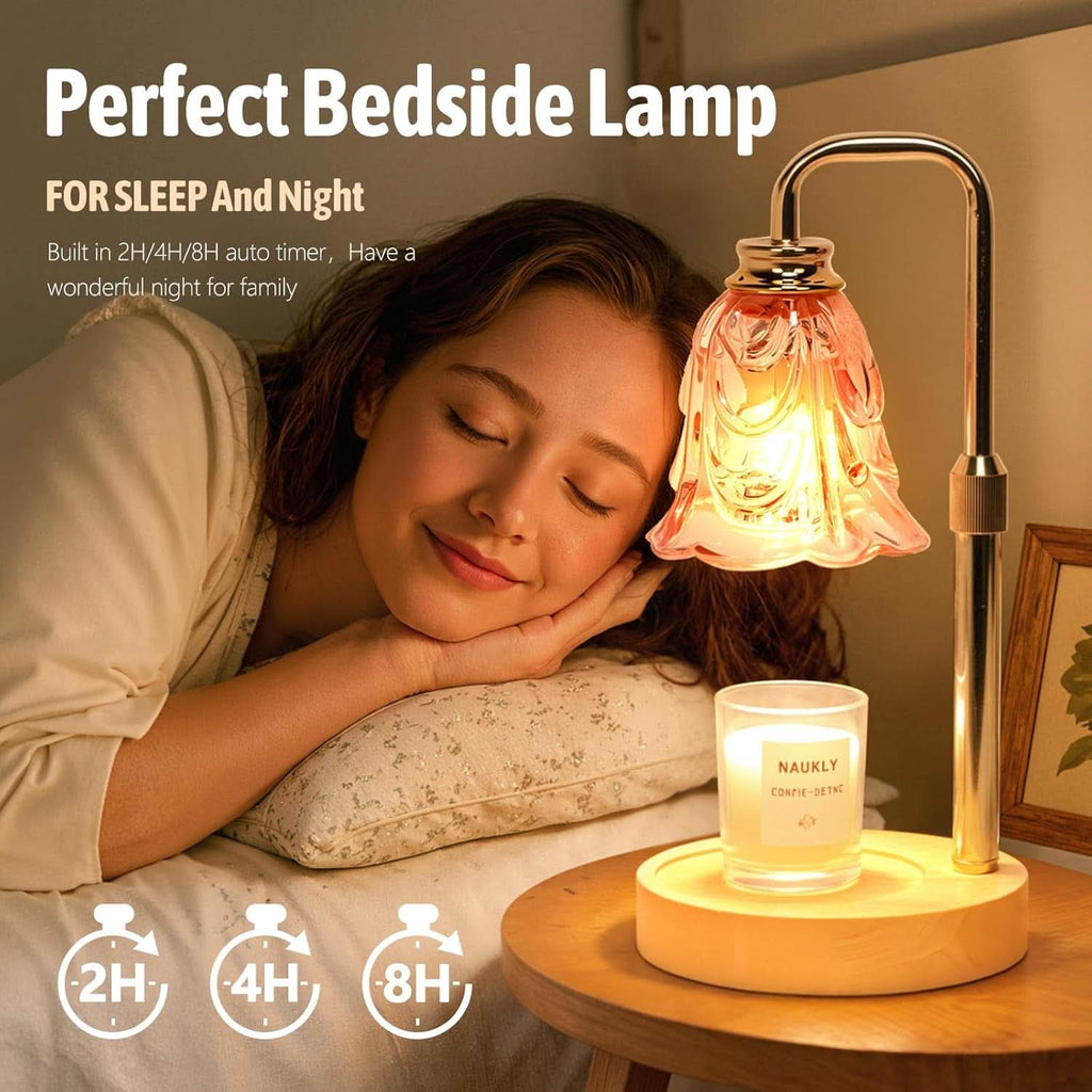 Candle Warmer Lamp With Programmable Timer Dimmable