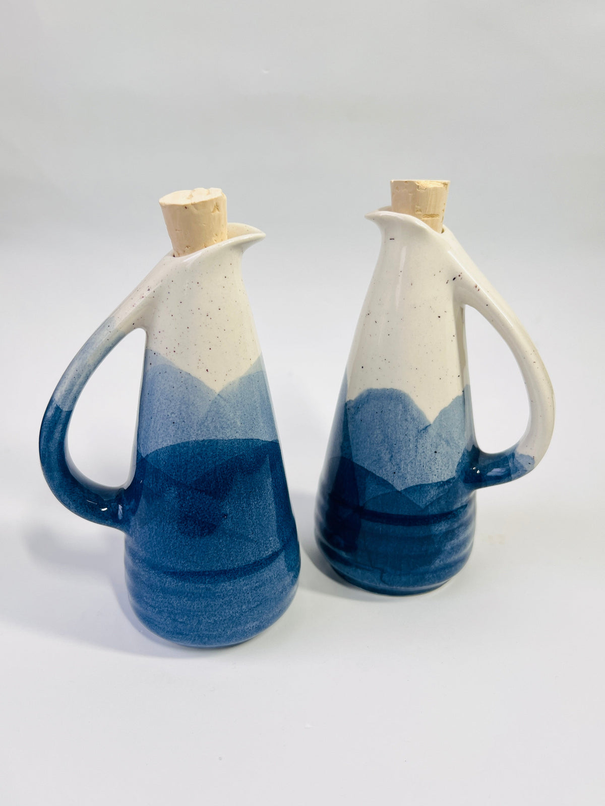 Handmade Ceramic Oil & Vinegar Set | Colombian Pottery-2