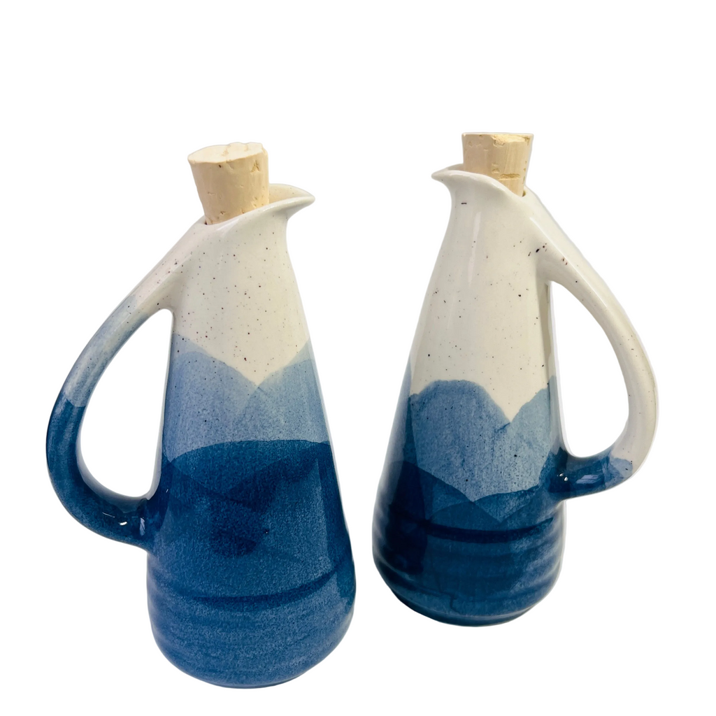 Handmade Ceramic Oil & Vinegar Set | Colombian Pottery-5