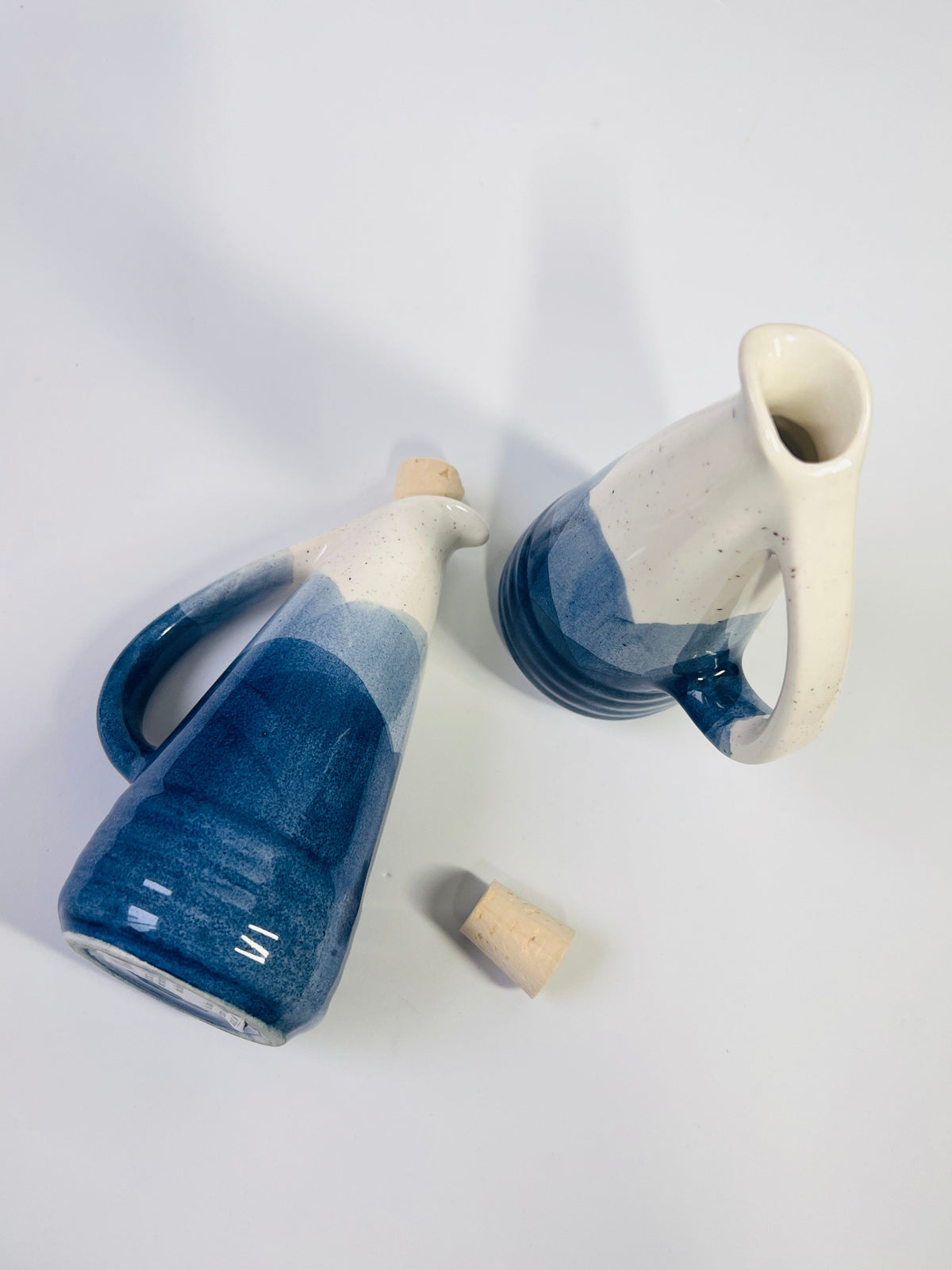 Handmade Ceramic Oil & Vinegar Set | Colombian Pottery-3