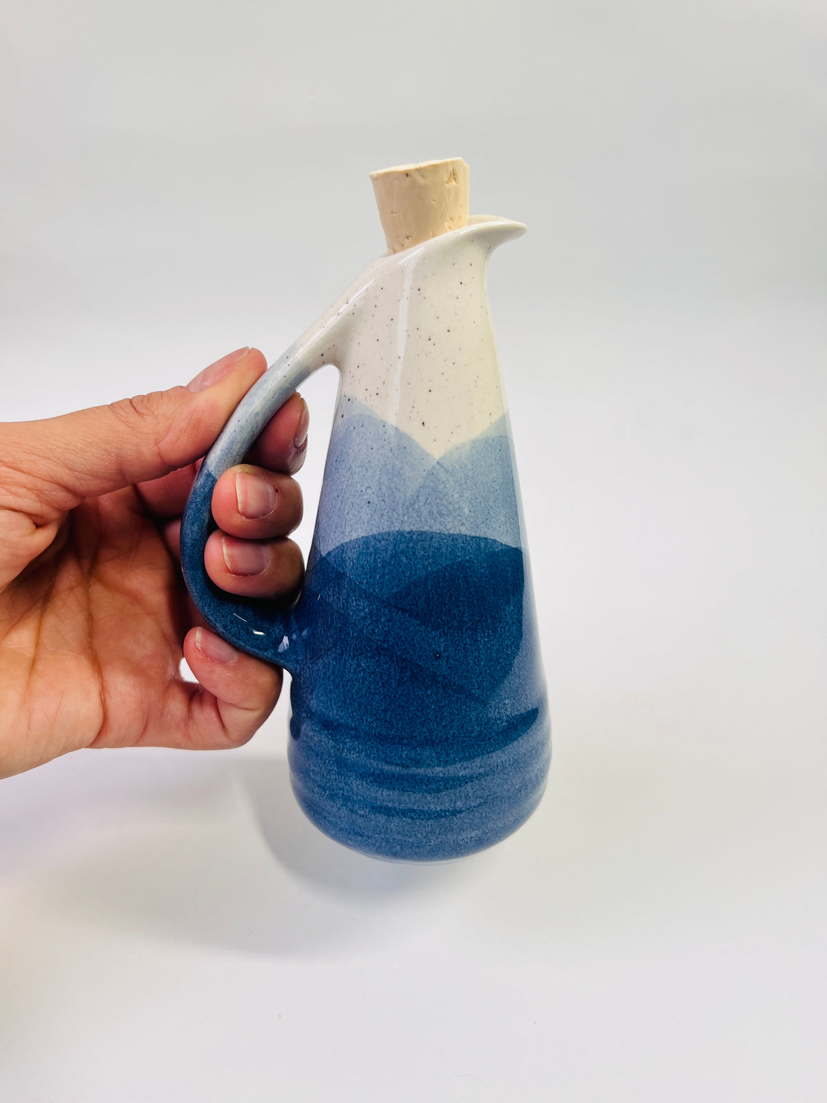 Handmade Ceramic Oil & Vinegar Set | Colombian Pottery-4