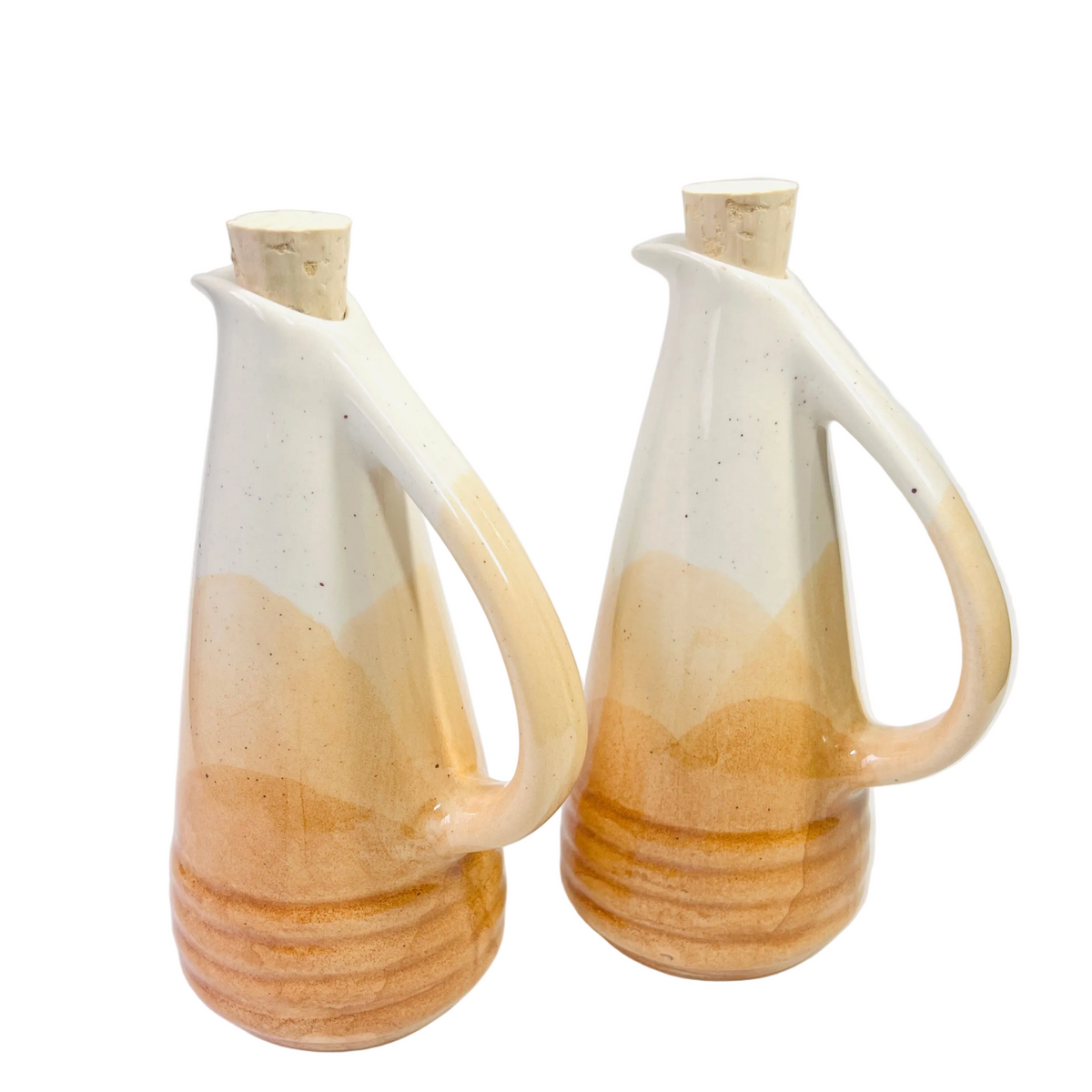 Handmade Ceramic Oil & Vinegar Set | Colombian Pottery-6